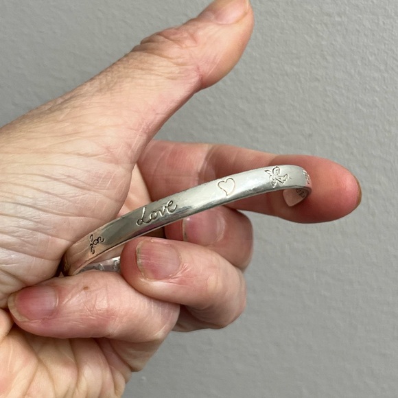 GUC GUCCI Blind for Love Bracelet Argento - Picture 6 of 9